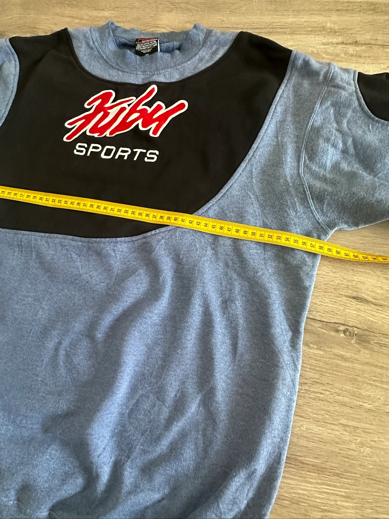 Sweat FUBU Sports Vintage Homme Taille M Bleu Original – photo 6
